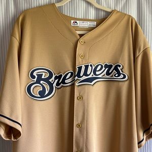 3XL Milwaukee Brewers jersey style shirt
